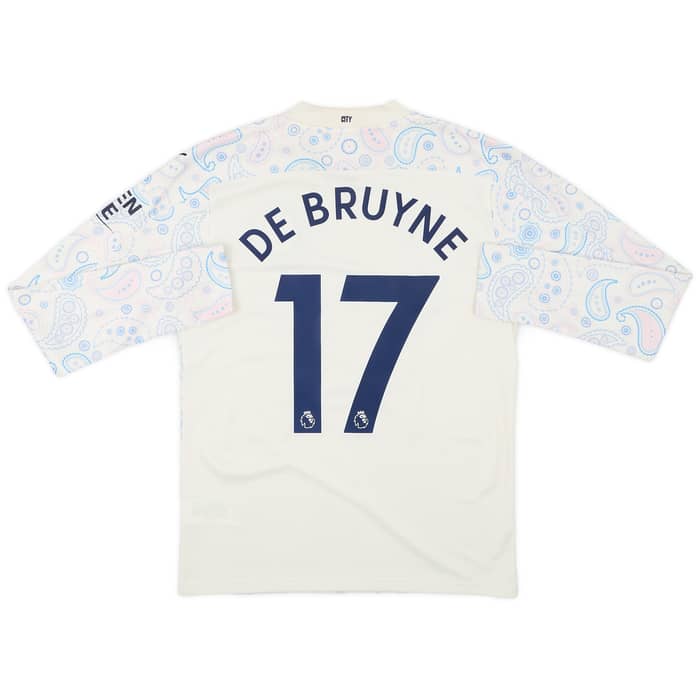 2020-21 Manchester City Third L/S Shirt De Bruyne #17 (S)