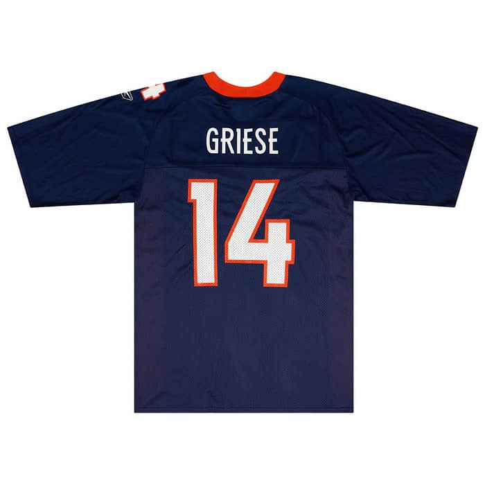 2001 Denver Broncos Griese #14 Reebok Jersey (Home) L