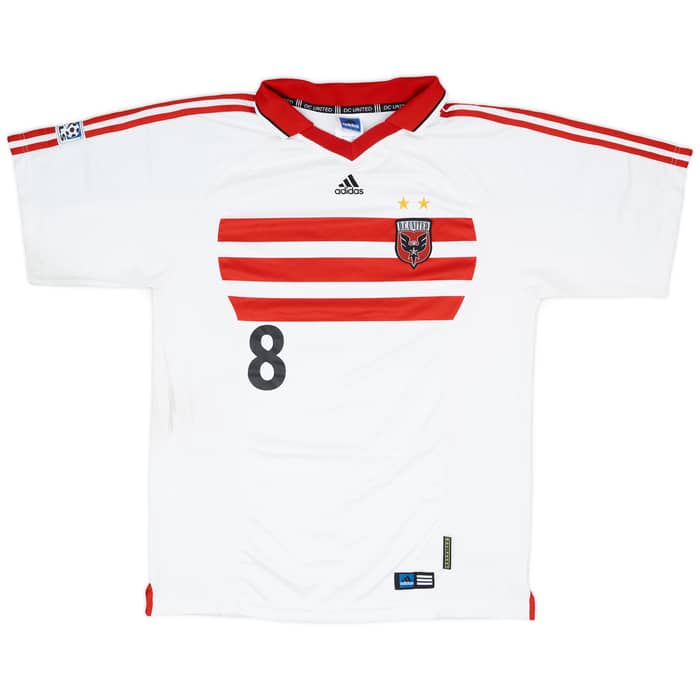 2001 DC United Match Issue Away Shirt Kamler #8
