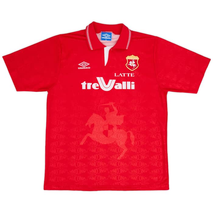 1992-93 Ancona Match Worn Home Shirt #9 (Agostini)