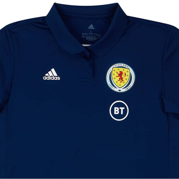 2019-20 Scotland Women's Player Issue Polo T-Shirt (As New)