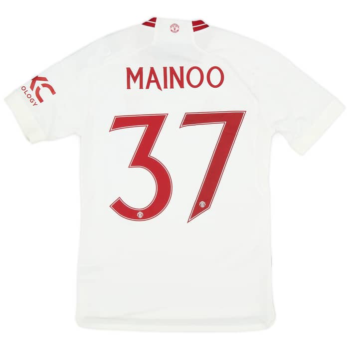 2023-24 Manchester United Third Shirt Mainoo #37 (XS)