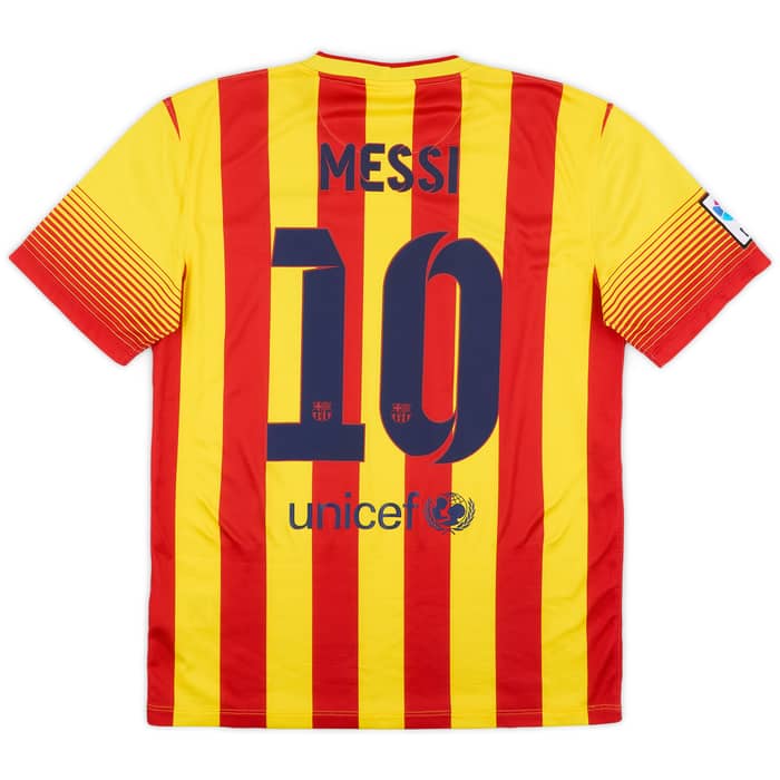 2013-15 Barcelona Away Shirt Messi #10 - 6/10 - (M)