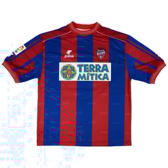 1999-00 Levante Match Issue Home Shirt Lanza #15