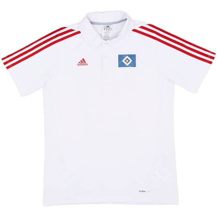 2013-14 Hamburg adidas Polo Shirt Kruger #29 - 6/10 - (L)