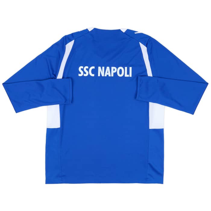 2014-15 Napoli Player Issue Training L/S Tee # - 7/10 - (XL)