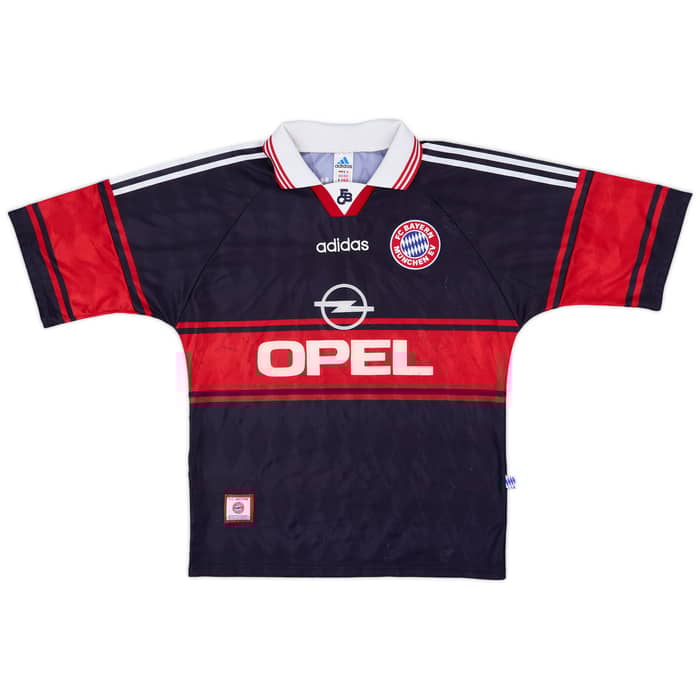 1997-99 Bayern Munich Home Shirt Lizarazu #3 - 6/10 - (M)