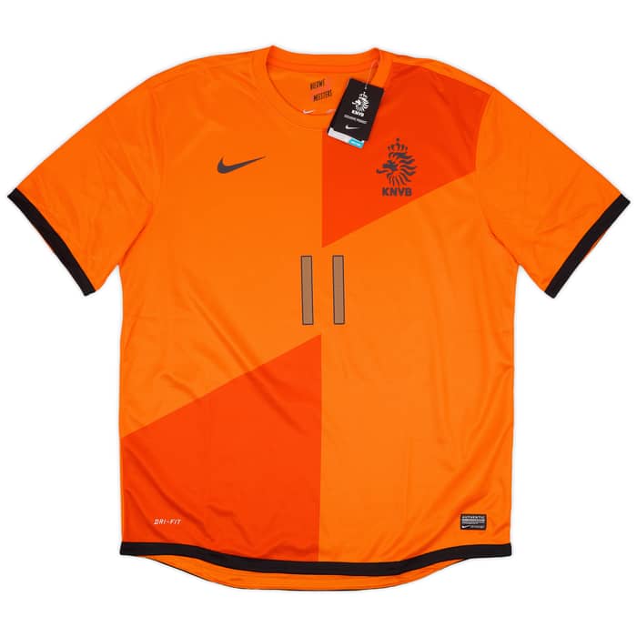 2012-13 Netherlands Home Shirt Robben #11 (XL)