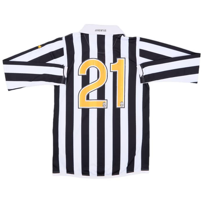 2006-07 Juventus Home L/S Shirt #21 - 7/10 - (S)