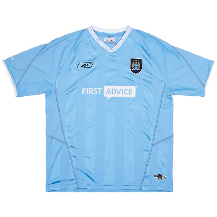 2003-04 Manchester City Home Shirt Anelka #39 - 9/10 - (L)