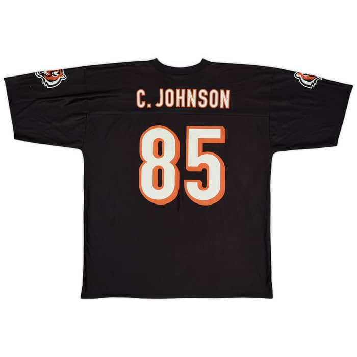 2005-06 Cincinnati Bengals C.Johnson #85 NFL Replica Home Jersey - 5/10 - (XL)