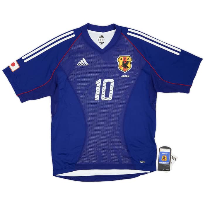 2002-04 Japan Player Issue Home Shirt Nakamura #10 (M)