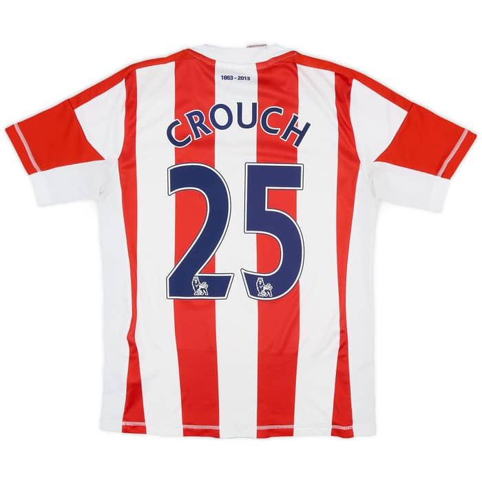 2012-13 Stoke '150 Years' Home Shirt Crouch #25 - 7/10 - (XS)
