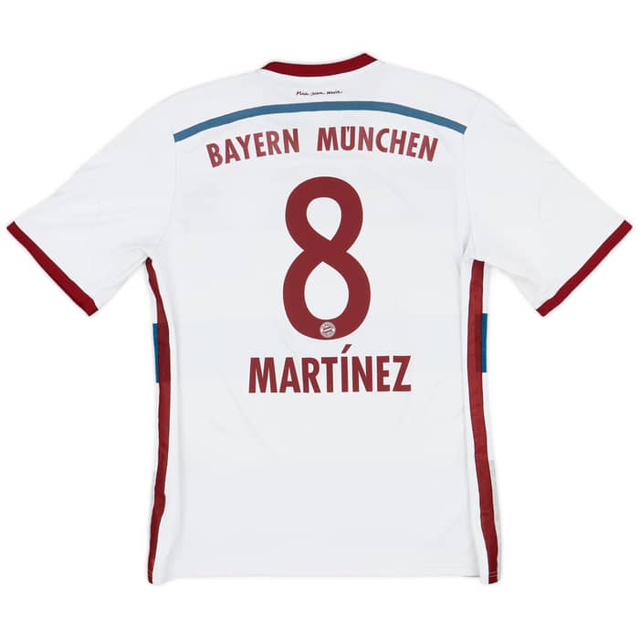 2014-15 Bayern Munich Away Shirt Martinez #8 - 6/10 - (L)