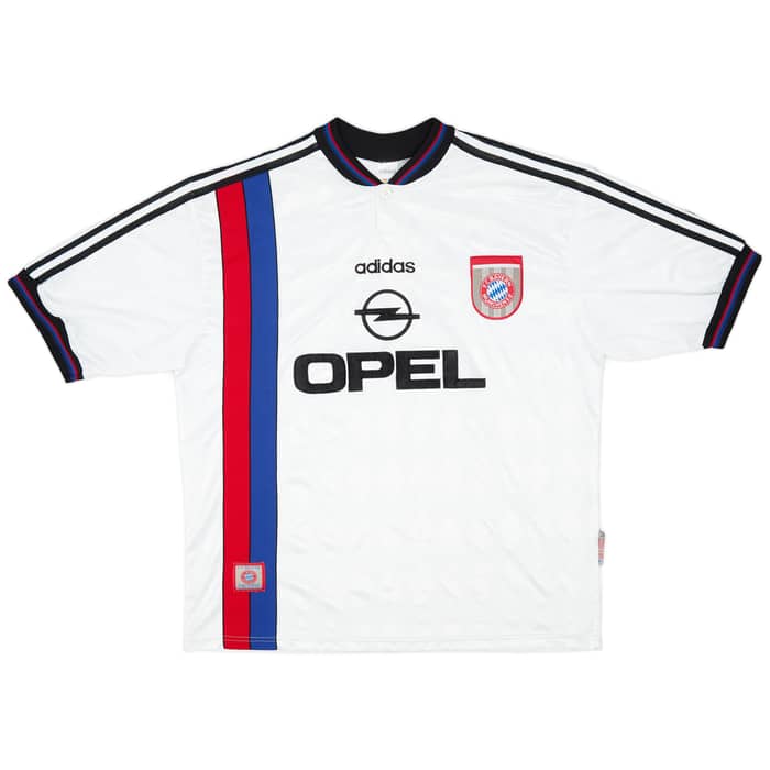 1996-98 Bayern Munich Away Shirt Klinsmann #18 - 8/10 - (XL)