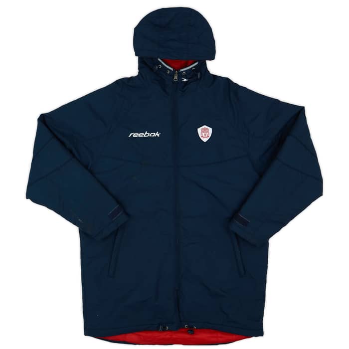 2001-02 Liverpool Reebok Padded Bench Coat - 9/10 - (M)
