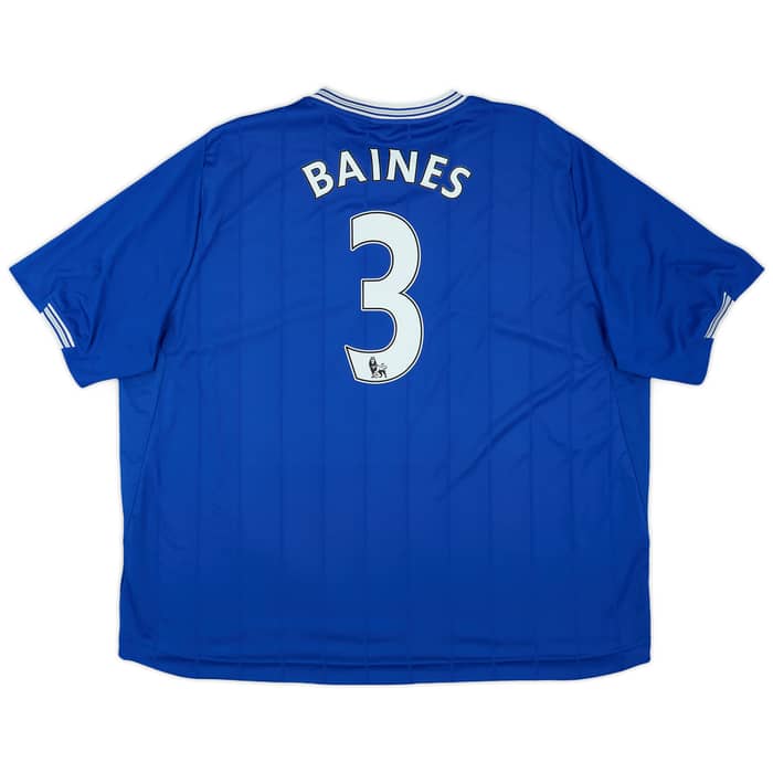 2009-10 Everton Home Shirt Baines #3 - 9/10 - (3XL)
