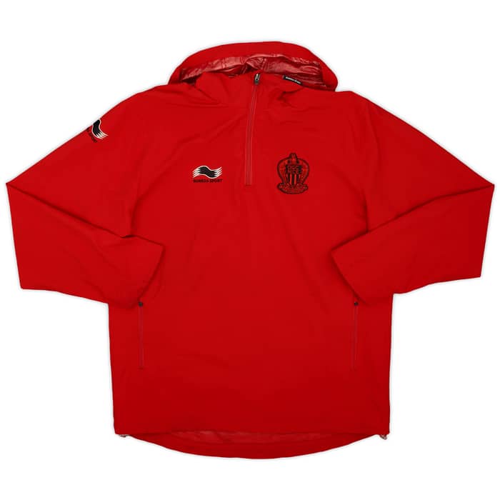 2014-15 Nice Burrda Sport Hooded 1/4 Zip Rain Jacket - 9/10 - (M)