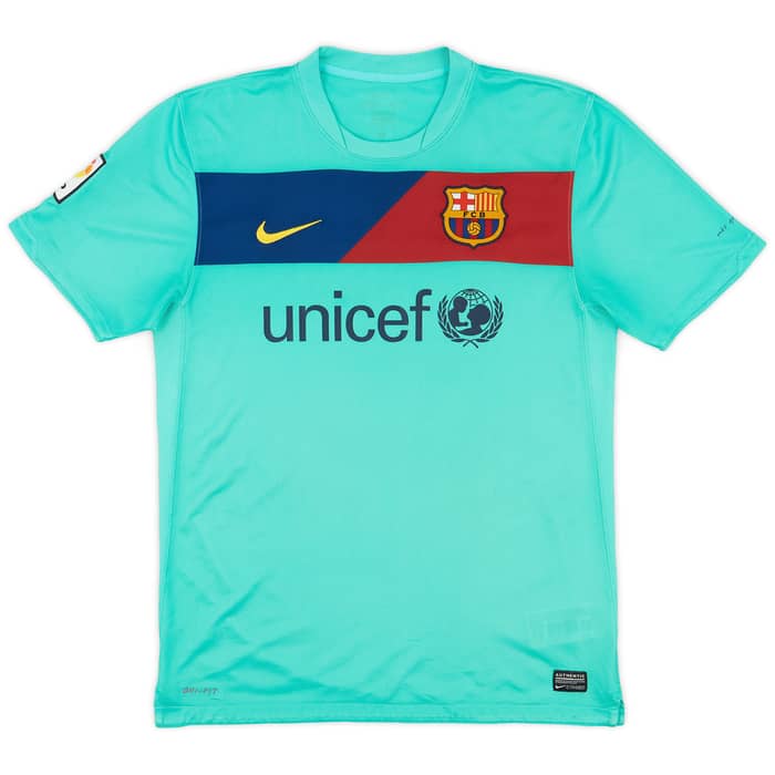 2010-11 Barcelona Away Shirt Messi #10 - 9/10 - (M)