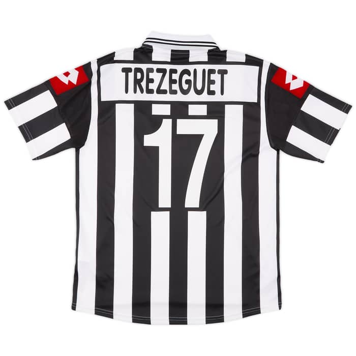 2000-01 Juventus European Home Shirt Trezeguet #17 - 9/10 - (L)