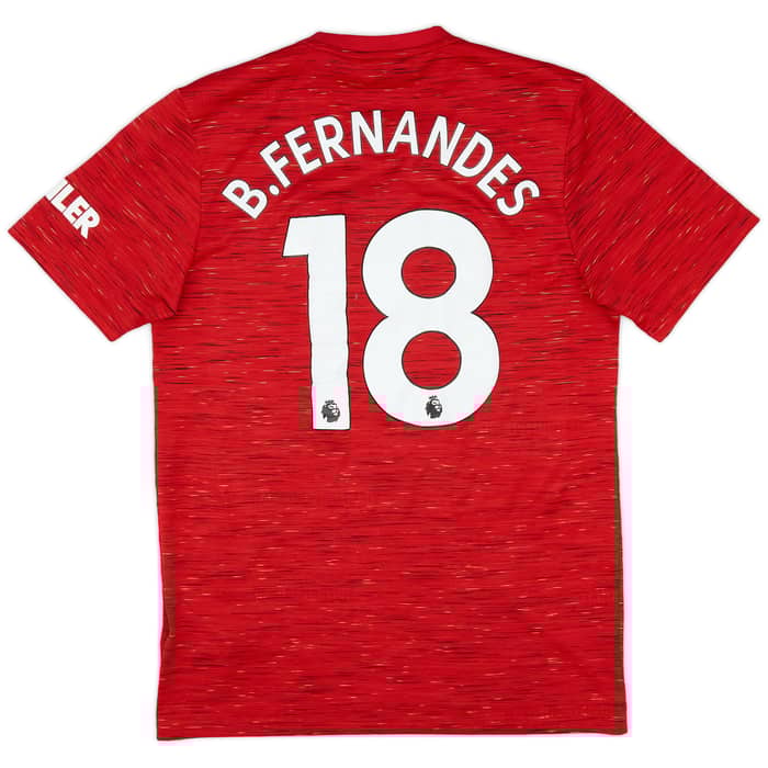 2020-21 Manchester United Home Shirt B.Fernandes #18 - 5/10 - (M)