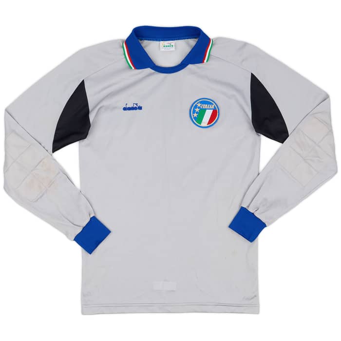 1990 Italy GK Shirt #1 - 7/10 - (XL.Boys)