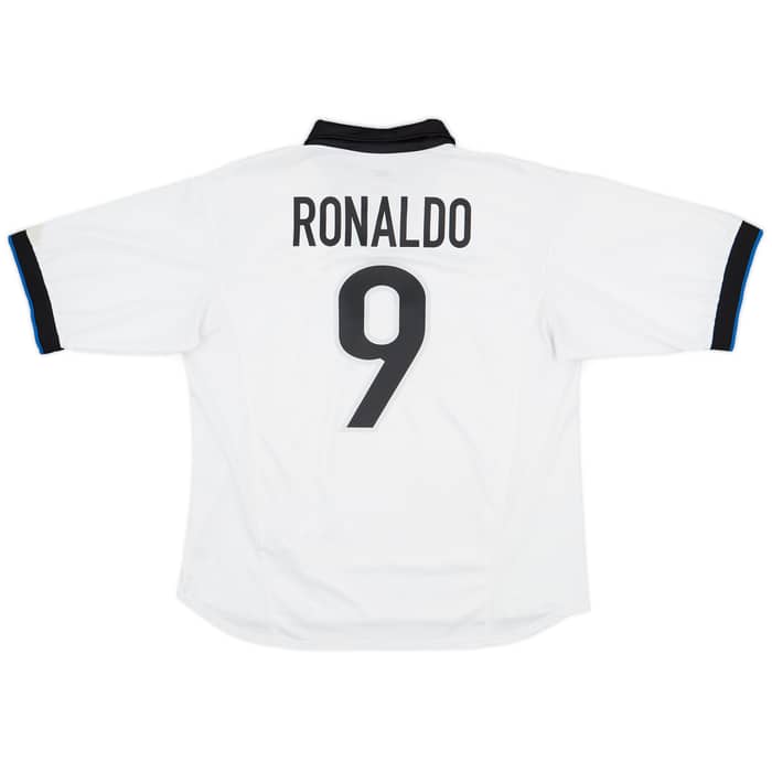 1998-99 Inter Milan Away Shirt Ronaldo #9 - 6/10 - (L)