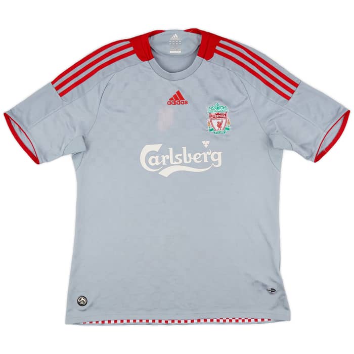 2008-09 Liverpool Away Shirt Gerrard #8 - 7/10 - (L)