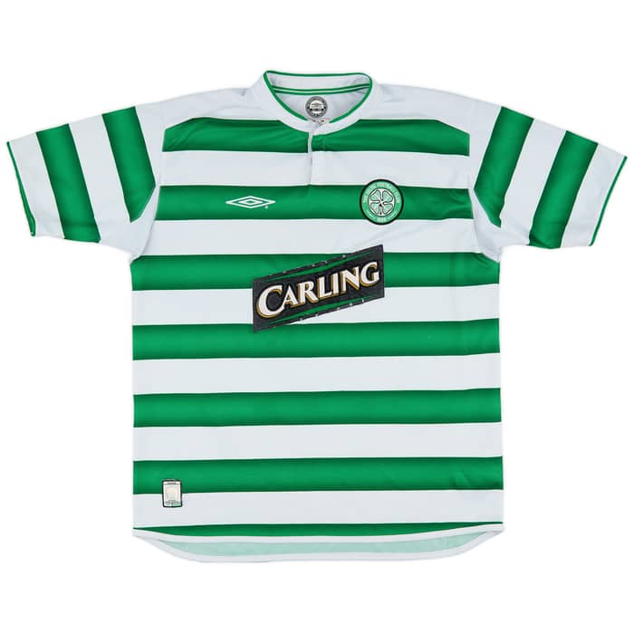 2003-04 Celtic Home Shirt Lambert #14 - 6/10 - (L)