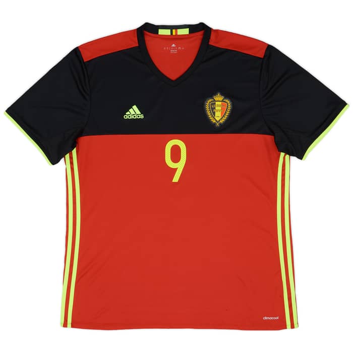 2016-17 Belgium Home Shirt Lukaku #9 - 9/10 - (XL)