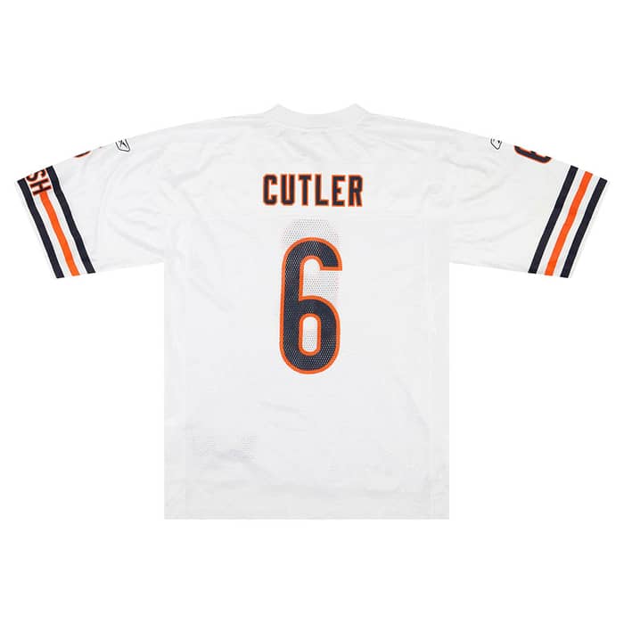 2009 Chicago Bears Cutler #6 Reebok On Field Jersey (Away) L