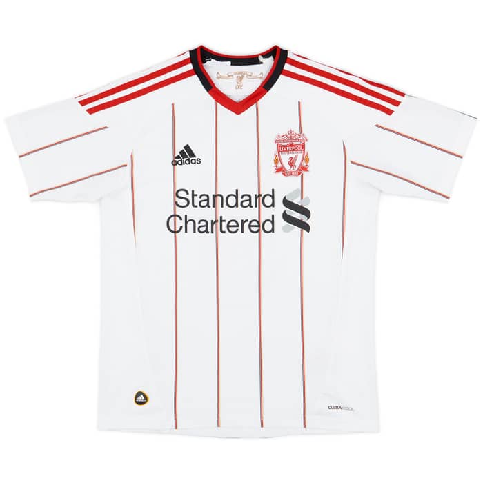 2010-11 Liverpool Away Shirt Gerrard #8 - 7/10 - (L.Boys)