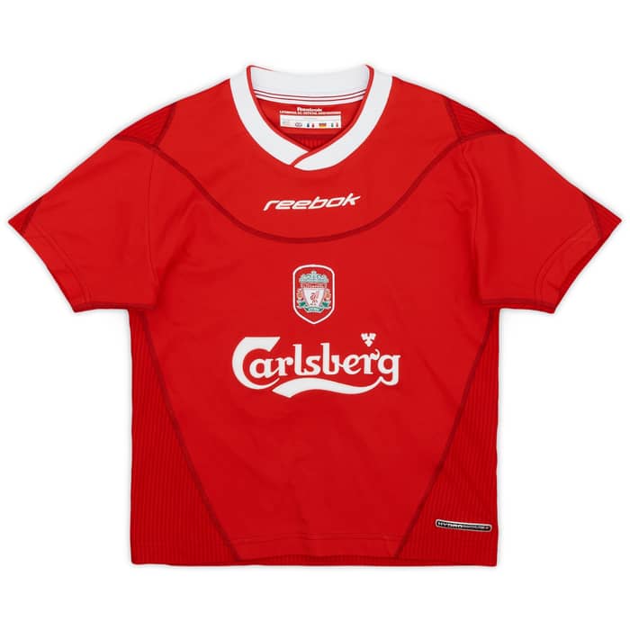 2002-04 Liverpool Home Shirt Owen #10 - 7/10 - (S.Boys)