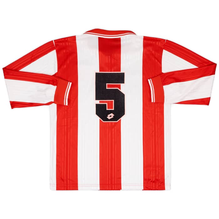 1997-98 Vicenza Match Issue Home L/S Shirt #5