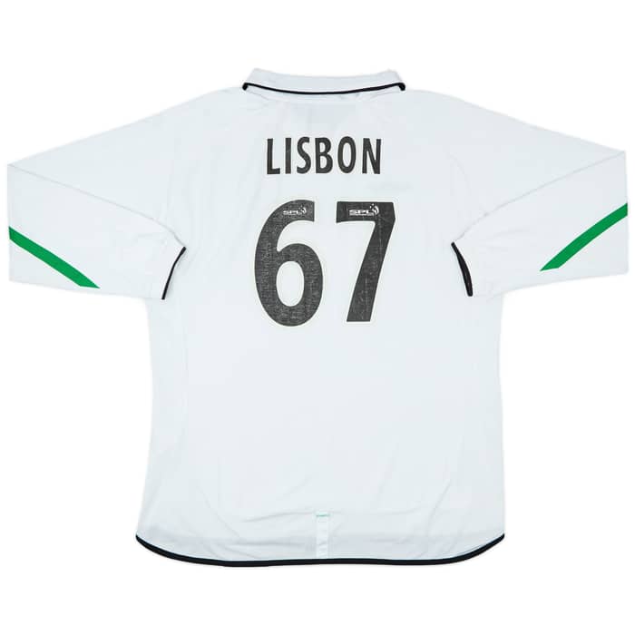 2001-02 Celtic Away L/S Shirt Lisbon #67 - 5/10 - (XXL)