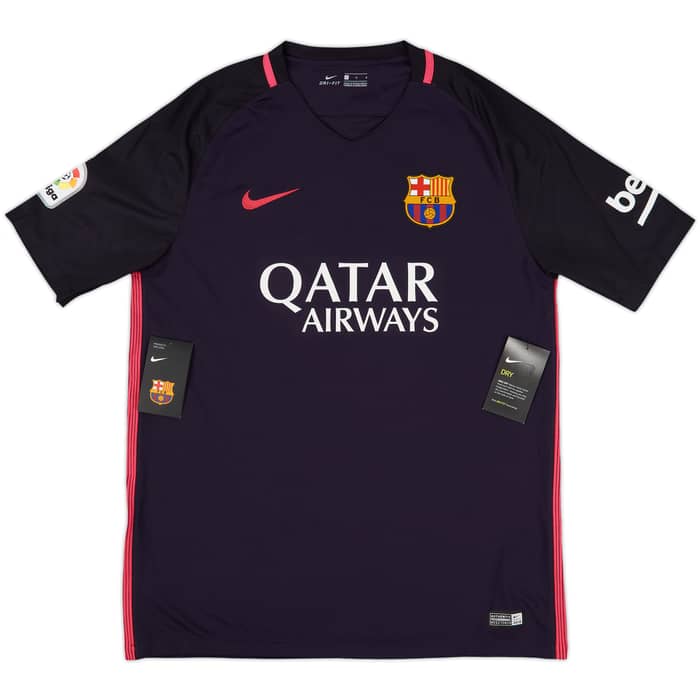 2016-17 Barcelona Away Shirt Jordi Alba #18 (L)