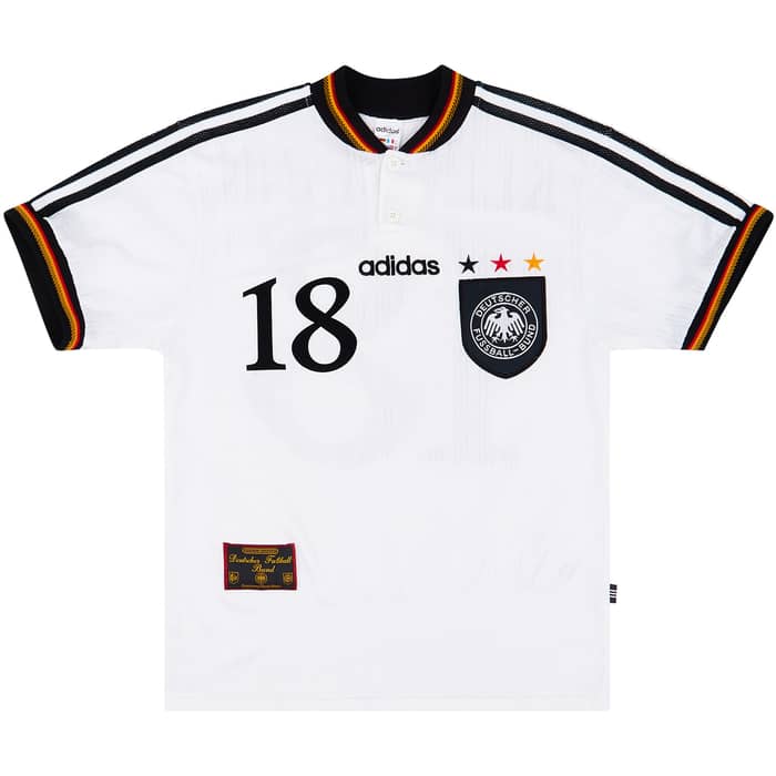 1996-98 Germany Home Shirt Klinsmann #18