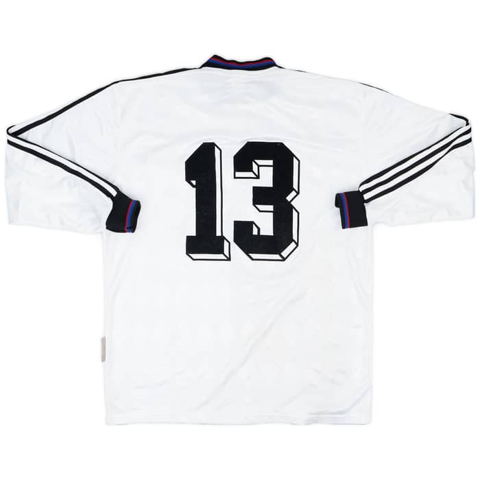 1996-98 Bayern Munich Match Issue Away L/S Shirt #13