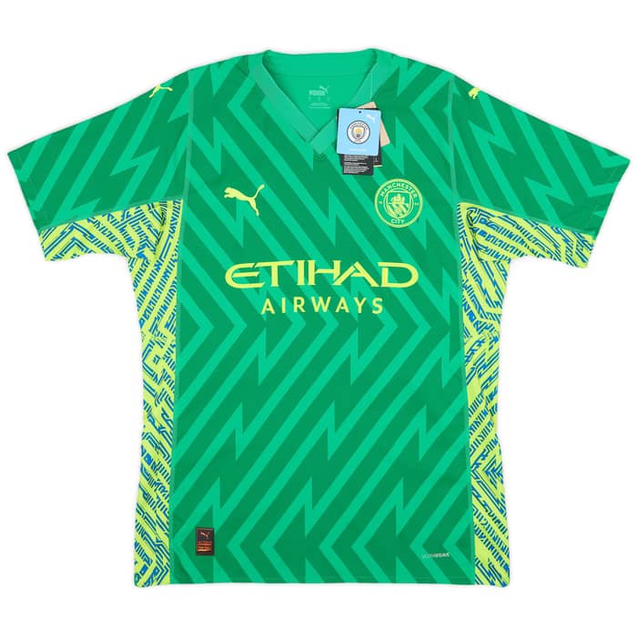 2023-24 Manchester City Player Issue GK S/S Shirt Ederson #31