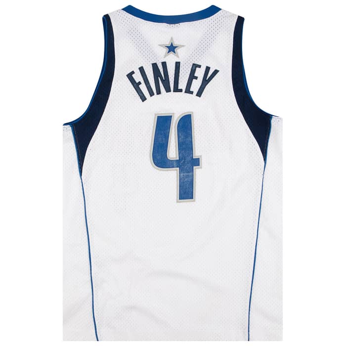 2001-04 Dallas Mavericks Finley #4 Nike Swingman Jersey (Home) M