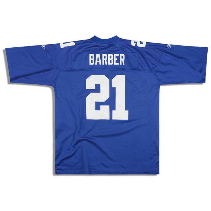 2002-04 New York Giants Barber #21 Reebok On Field Jersey (Home) XL