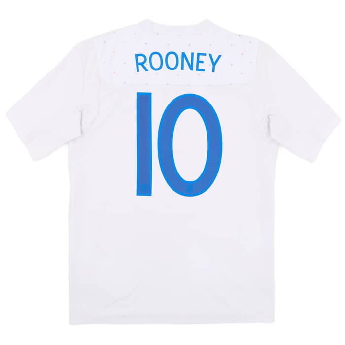 2010-11 England Home Shirt Rooney #10 - 8/10 - (M)