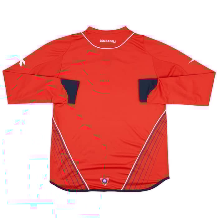 2007-08 Napoli Away L/S Shirt - 9/10 - (L)