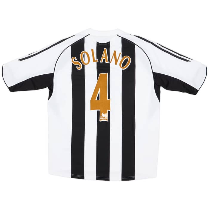 2005-07 Newcastle Home Shirt Solano #4 - 6/10 - (L)