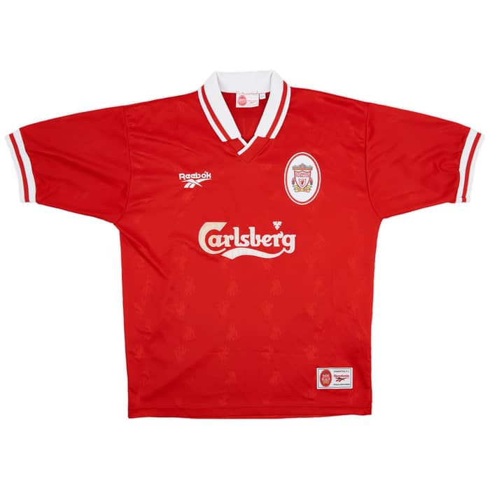 1996-98 Liverpool Home Shirt McManaman #7 - 8/10 - (L)