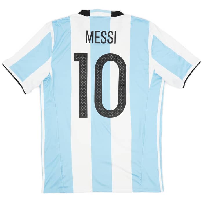 2016-17 Argentina Home Shirt Messi #10 - 5/10 - (M)