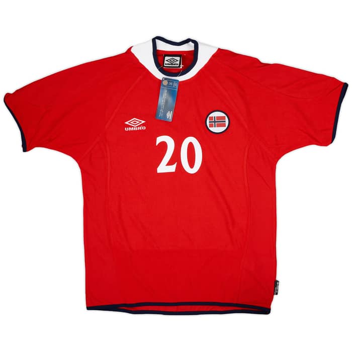 2000-02 Norway Home Shirt Solskjaer #20 (M)
