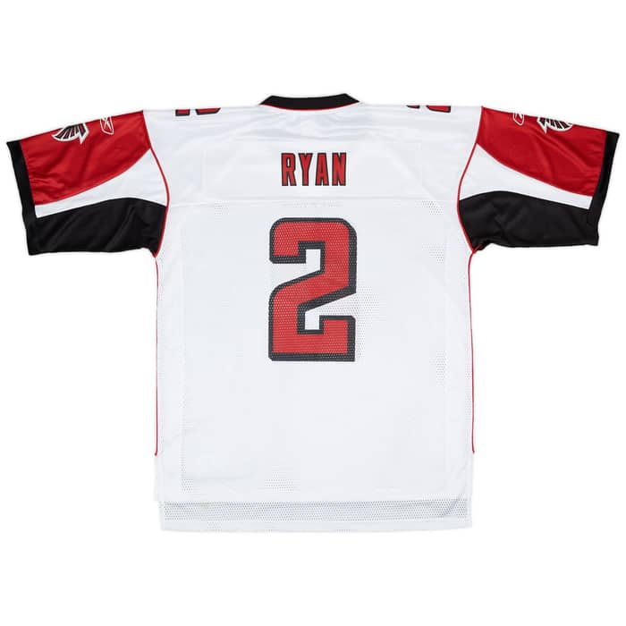 2008 Atlanta Falcons Ryan #2 Reebok On Field Away Jersey - 6/10 - (L)