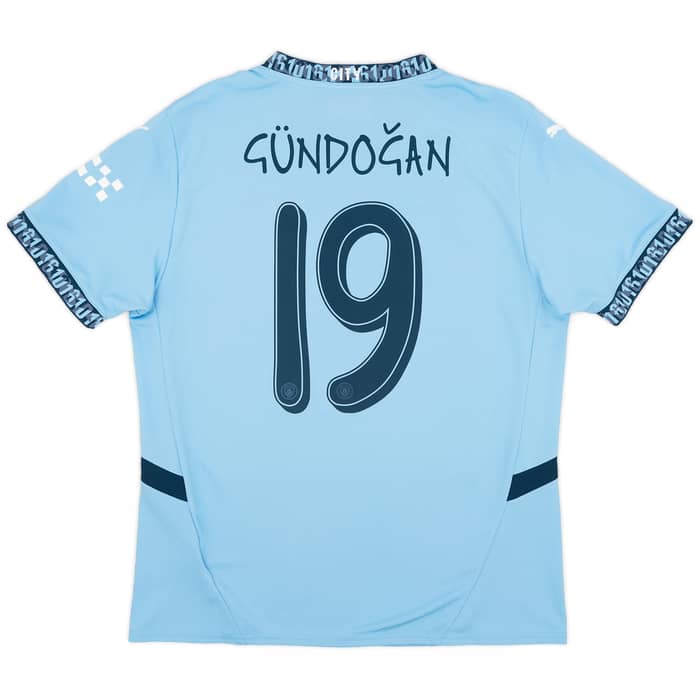 2024-25 Manchester City Home Shirt Gundogan #19