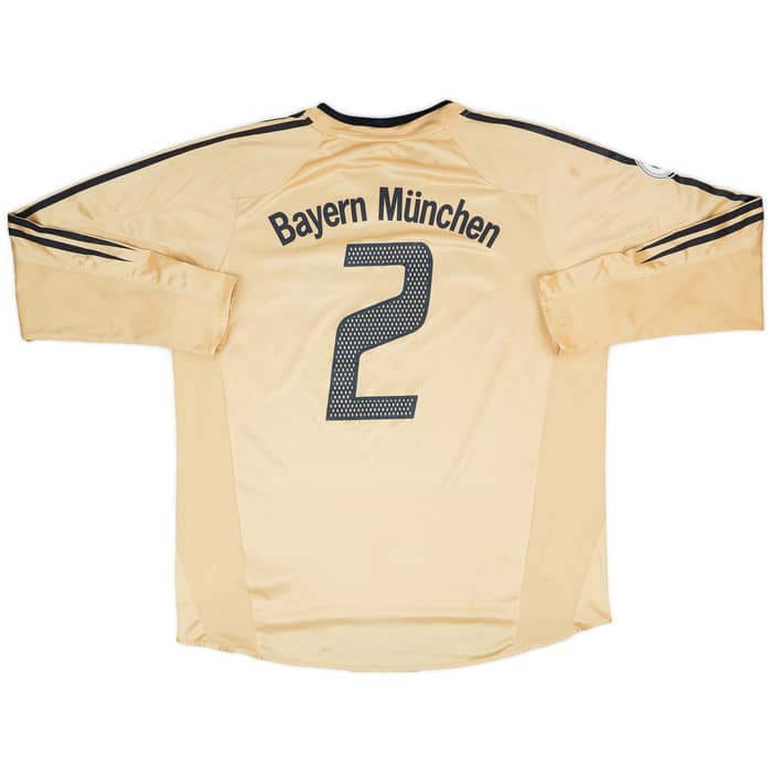 2004-05 Bayern Munich II Match Issue Away L/S Shirt #2